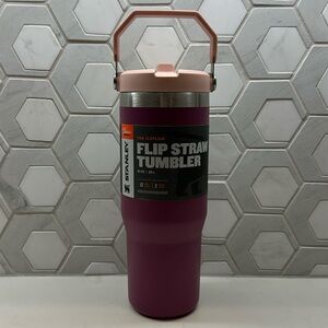 NWT ICE FLOW FLIP STRAW TUMBLER IN RASPBERRY. Color is discontinued.